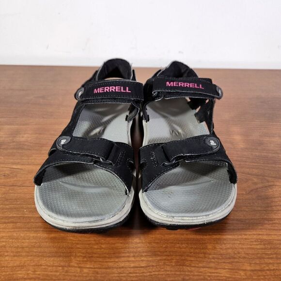 Merrell Cedrus Convertible Hiking Sport Sandals Black Rose Red Womens Size 10 - Picture 3 of 11